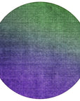 Addison Rugs Quiet Current Green Washable Indoor-Outdoor Rug