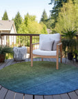 Addison Rugs Quiet Current Olive Washable Indoor-Outdoor Rug