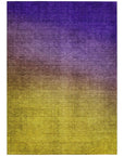 Addison Rugs Quiet Current Purple Washable Indoor-Outdoor Rug