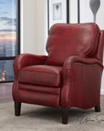 Regal Leather Power Push Button Recliner