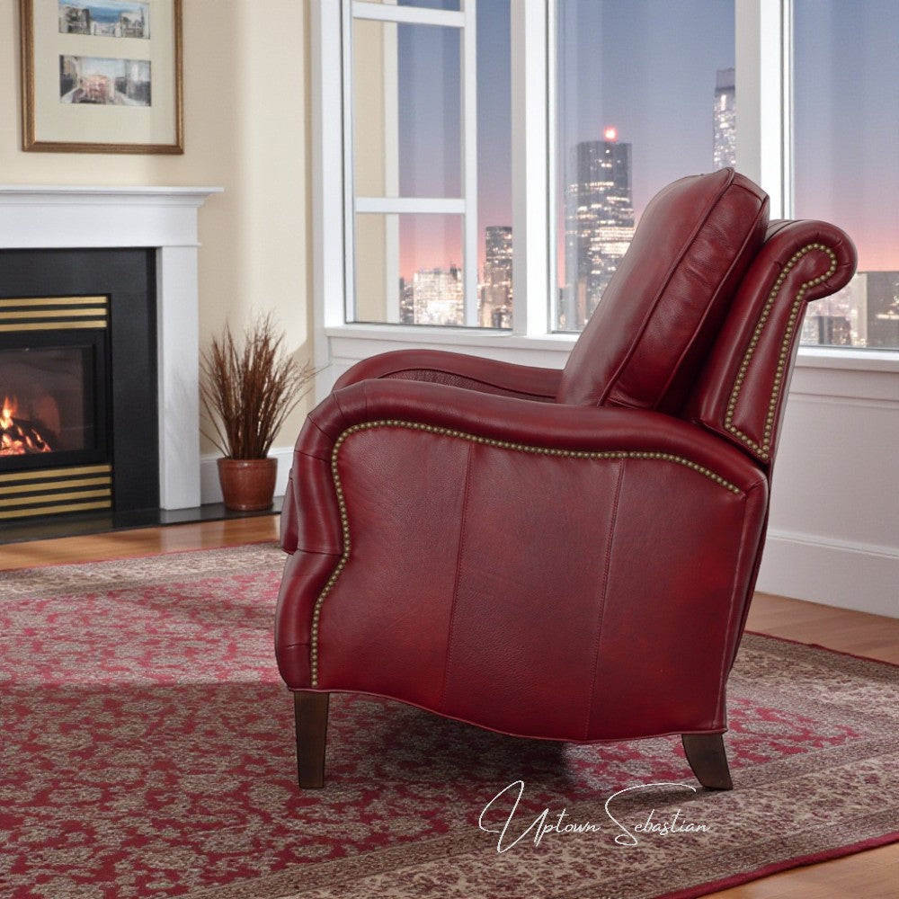 Uptown Sebastian Regal Leather Power Push Button Recliner