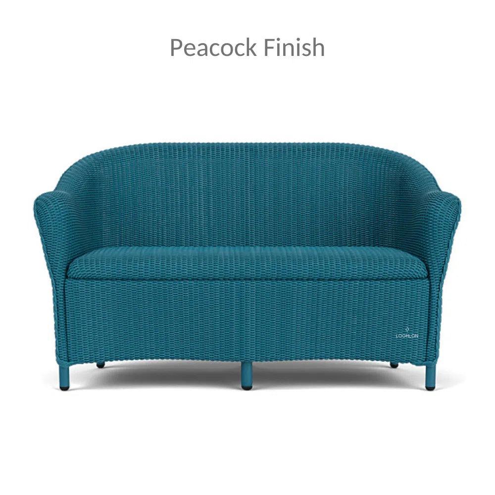 Reflections Wicker Padded Seat Loveseat -- view 4