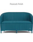 Reflections Wicker Padded Seat Loveseat -- view 4