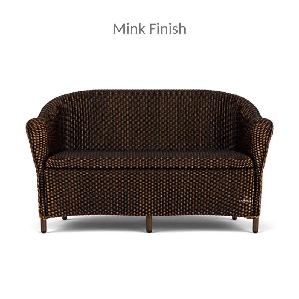 Reflections Wicker Padded Seat Loveseat -- view 7