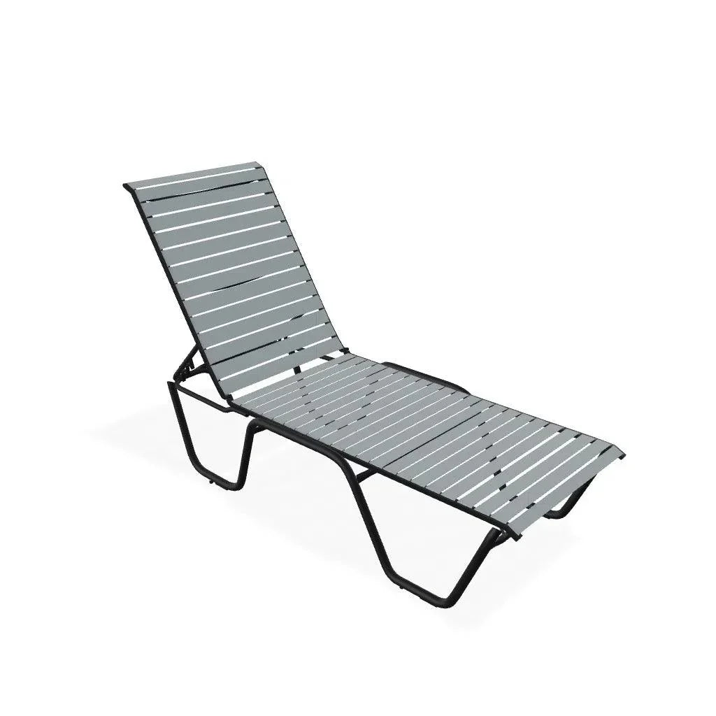 Telescope Reliance 4-Posiion Lay-flat Stacking Armless Outdoor Chaise