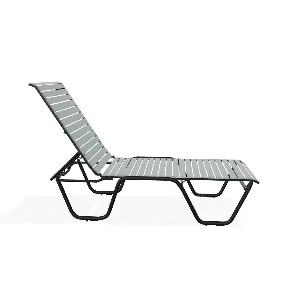 Telescope Reliance 4-Posiion Lay-flat Stacking Armless Outdoor Chaise