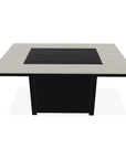 Rectangular Polymer  Chat Height Fire Table