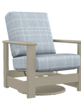 Telescope Leeward Deep Seat Swivel Hidden Motion Outdoor Arm Chair