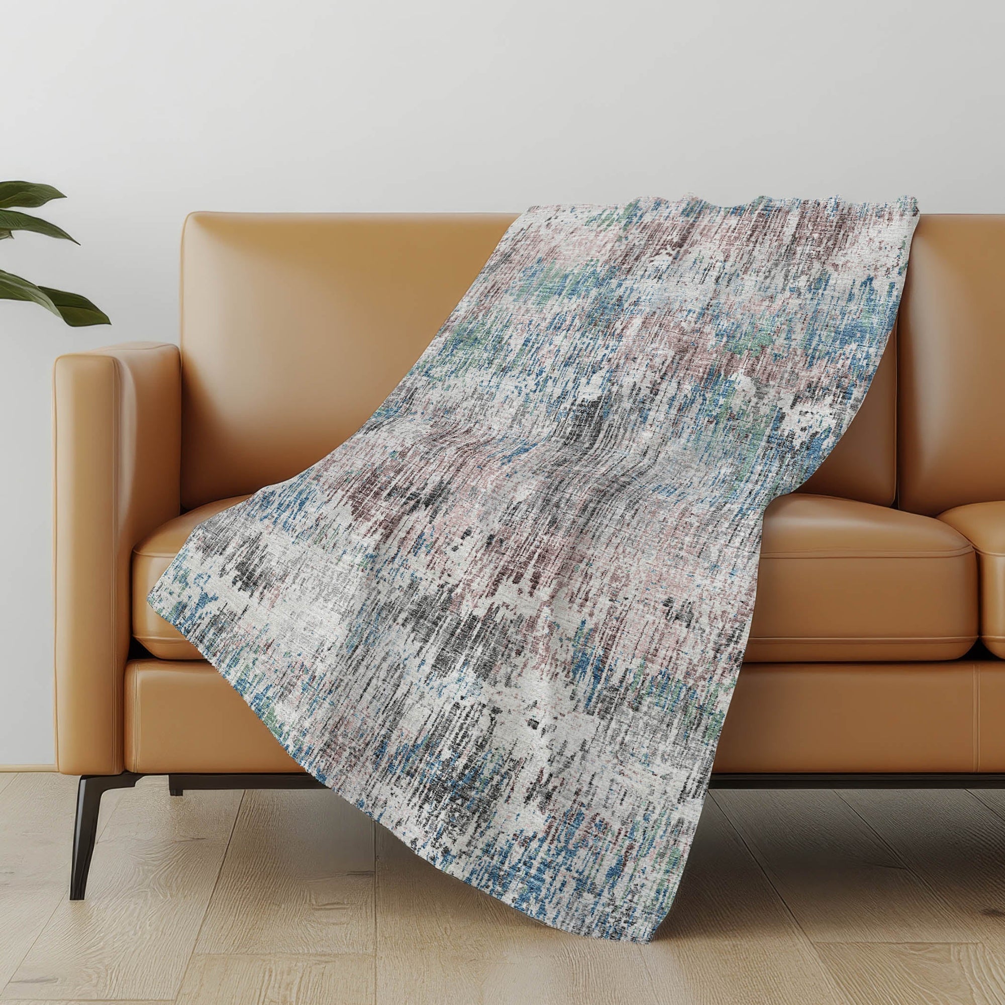 Addison Rugs Soft Abstract 50" x 70" Throw Blanket