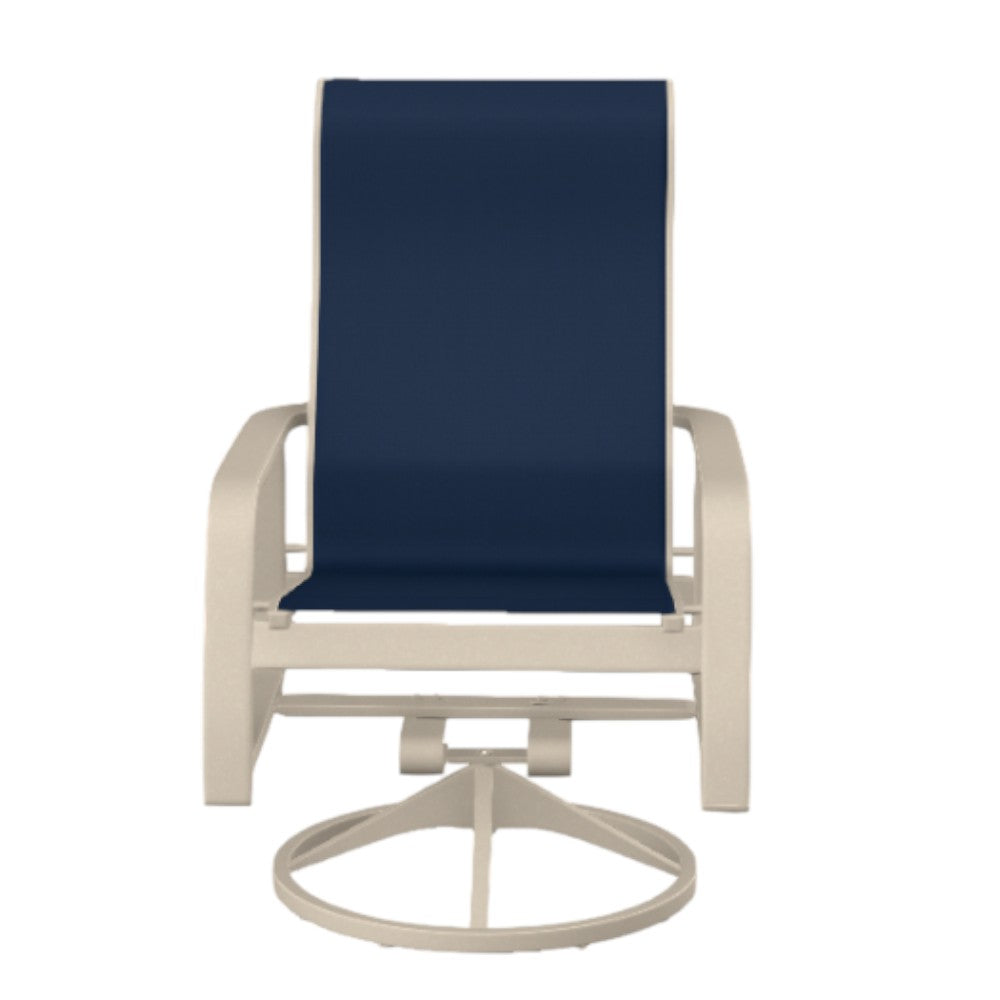 Telescope Soho Sling High Back Swivel Outdoor Rocker 2PC