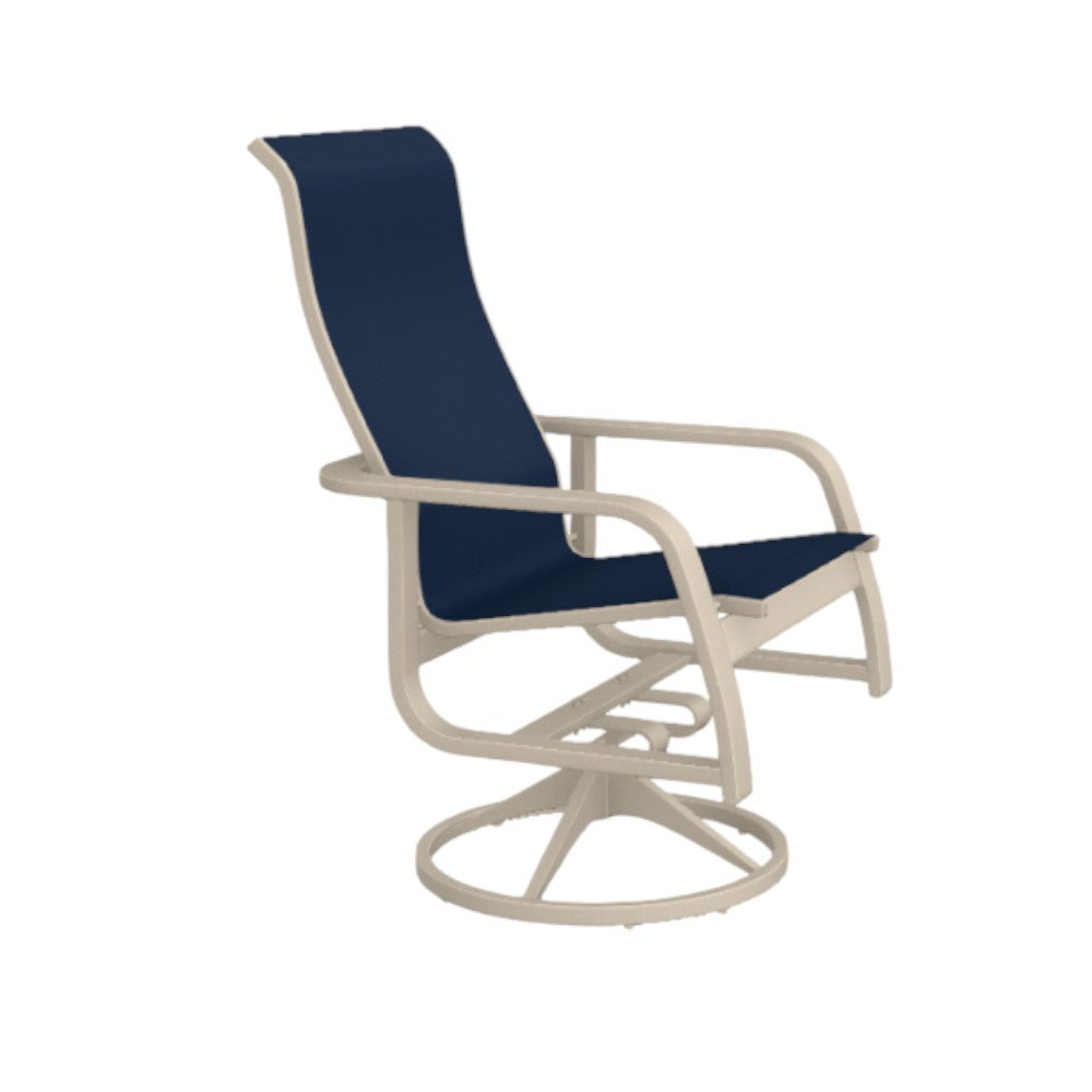 Telescope Soho Sling High Back Swivel Outdoor Rocker 2PC