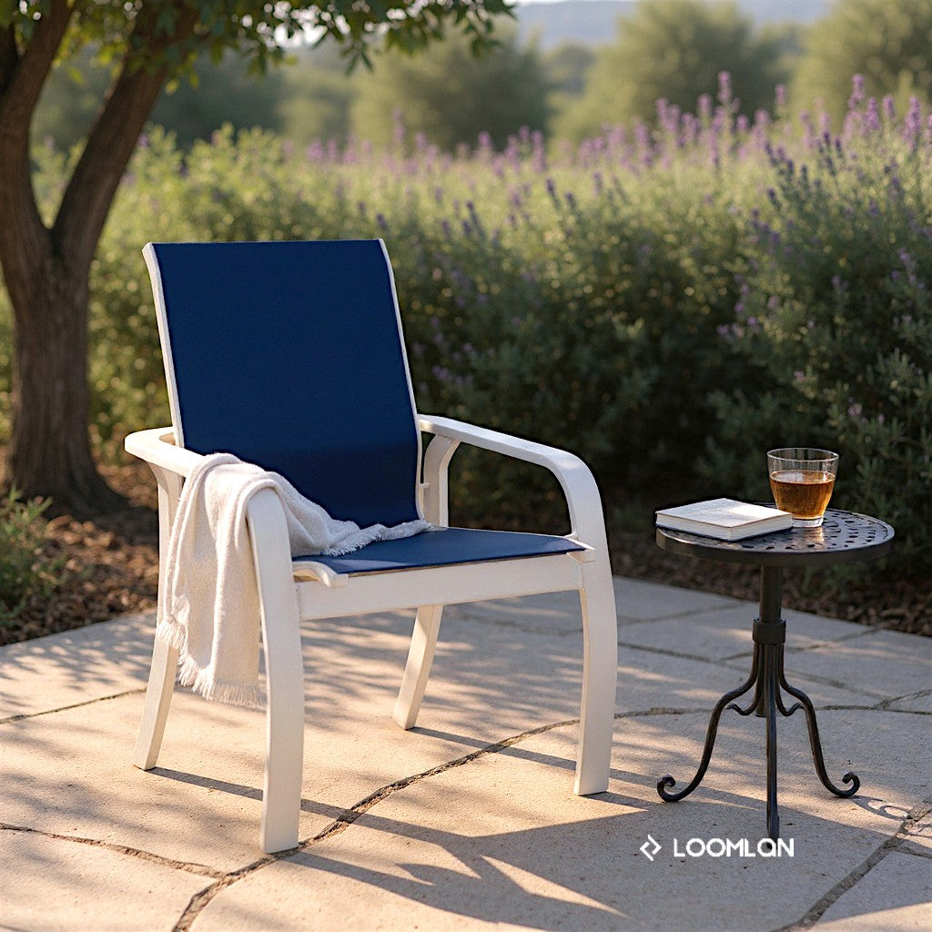 Telescope Soho Sling Stacking Outdoor Arm Chair 2PC