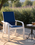 Telescope Soho Sling Stacking Outdoor Arm Chair 2PC