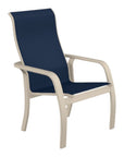 Telescope Soho Sling Stacking High Back Outdoor Arm Chair