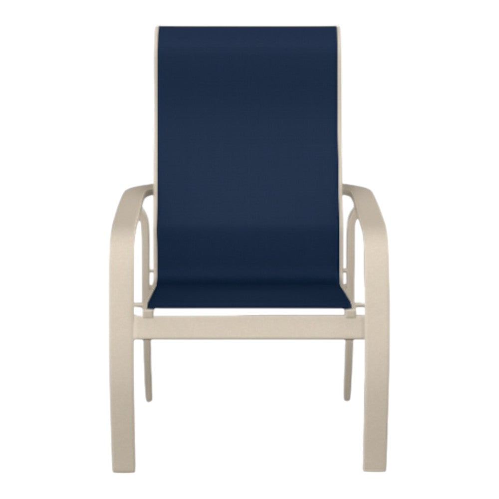 Telescope Soho Sling Stacking High Back Outdoor Arm Chair
