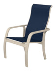 Telescope Soho Sling Stacking High Back Outdoor Arm Chair