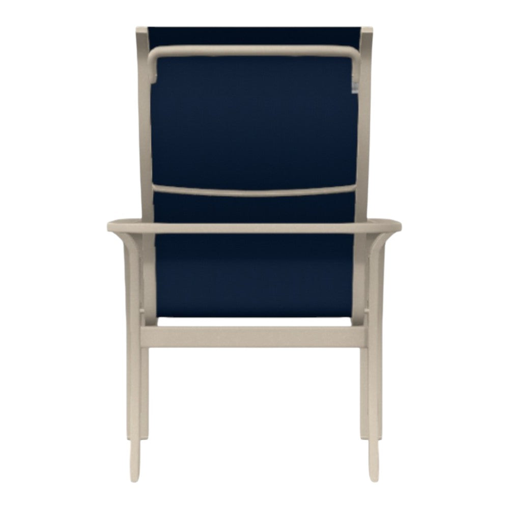 Telescope Soho Sling Stacking High Back Outdoor Arm Chair