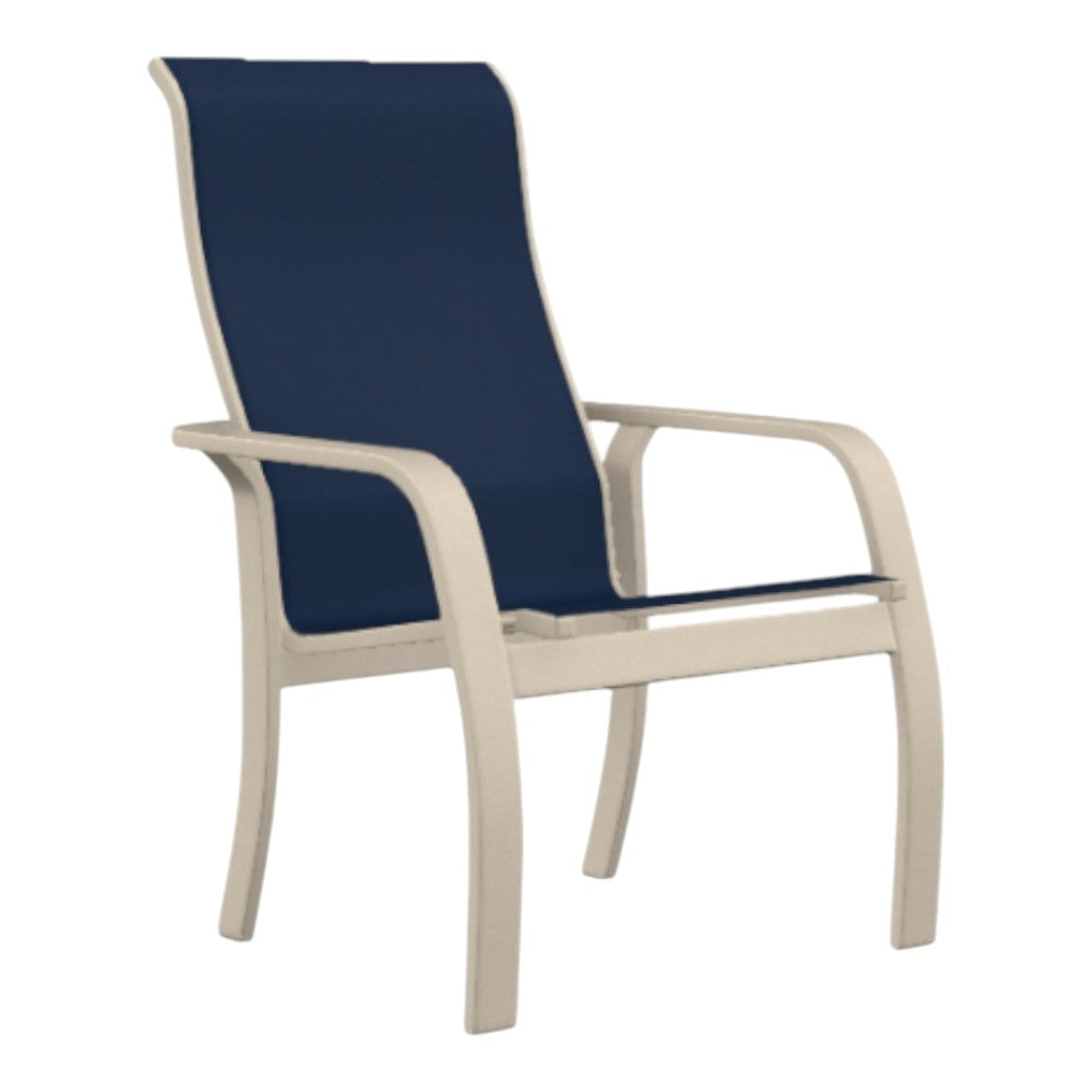 Telescope Soho Sling Stacking High Back Outdoor Arm Chair