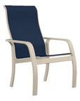 Telescope Soho Sling Stacking High Back Outdoor Arm Chair
