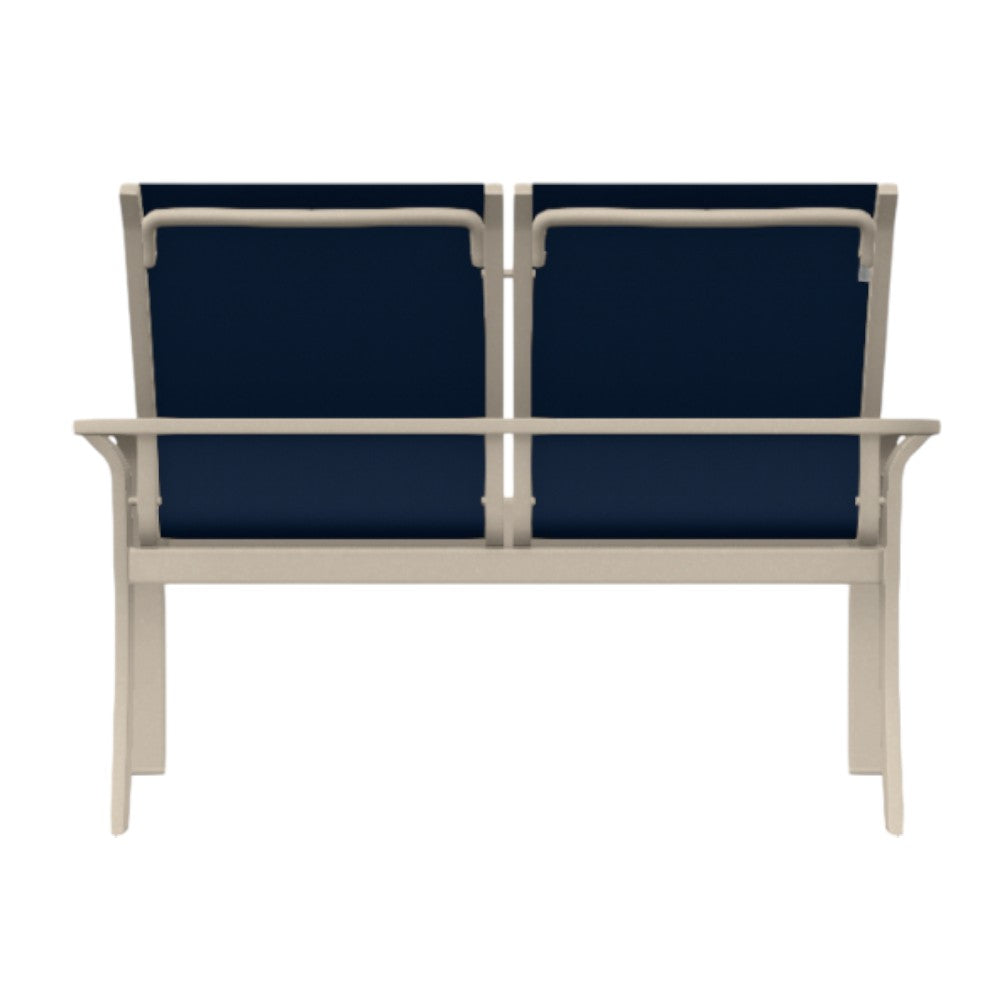 Telescope Soho Sling Stacking Two-Seater Outdoor Loveseat