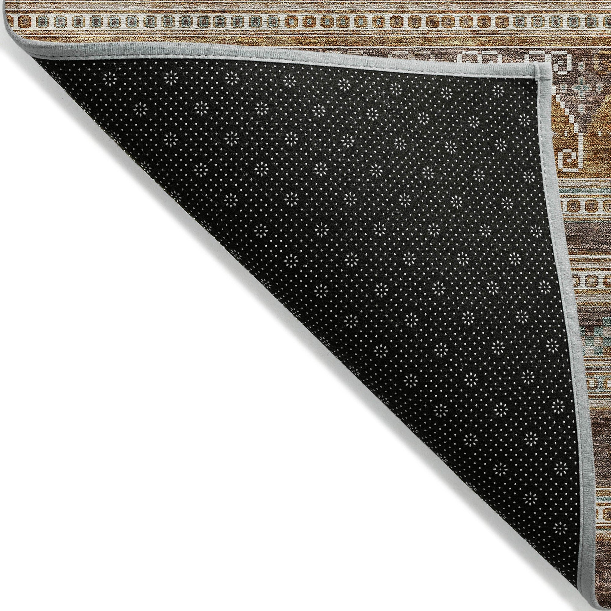 Addison Rugs Southwest Brown Washable Indoor-Outdoor Rug