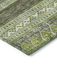 Addison Rugs Southwest Green Washable Indoor-Outdoor Rug