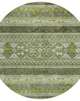 Addison Rugs Southwest Green Washable Indoor-Outdoor Rug