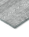 Addison Rugs Southwest Grey Washable Indoor-Outdoor Rug