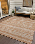 Addison Rugs Southwest Copper Washable Indoor-Outdoor Rug