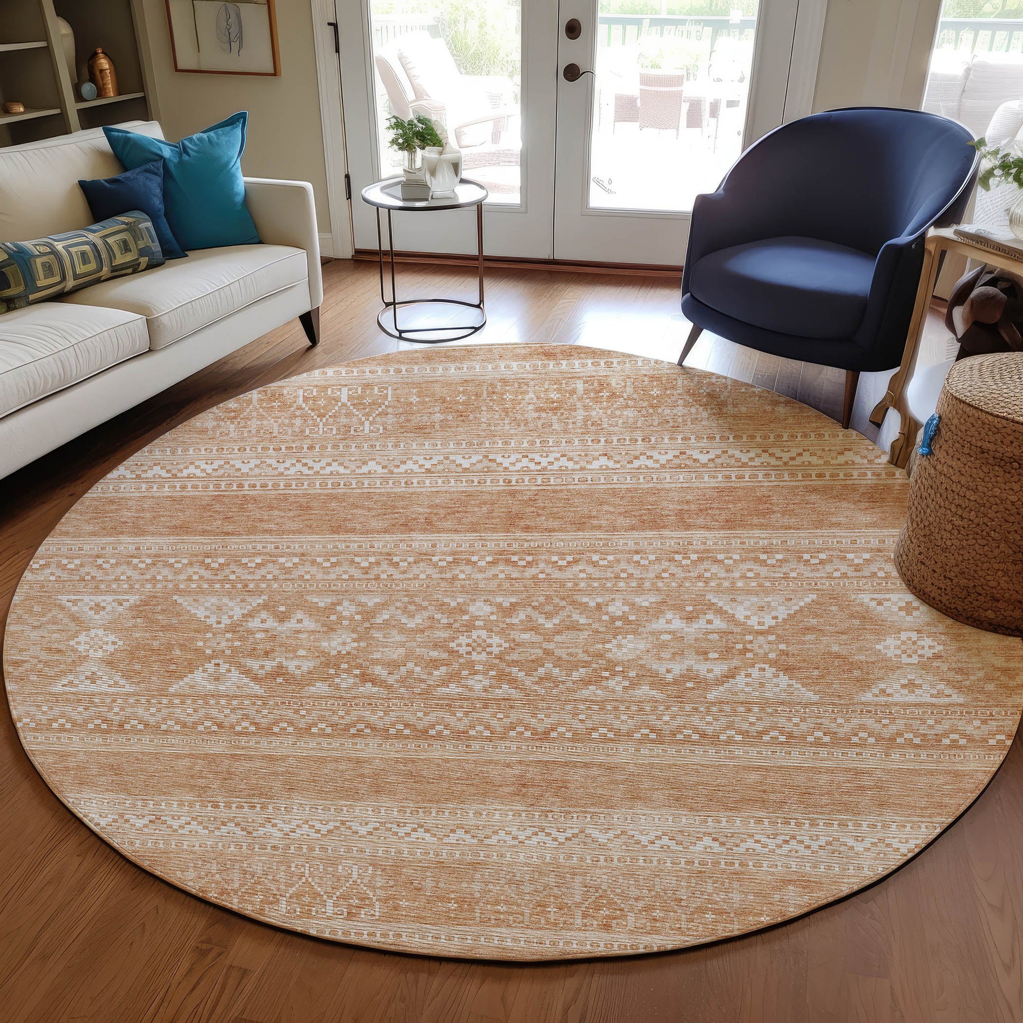 Addison Rugs Southwest Copper Washable Indoor-Outdoor Rug