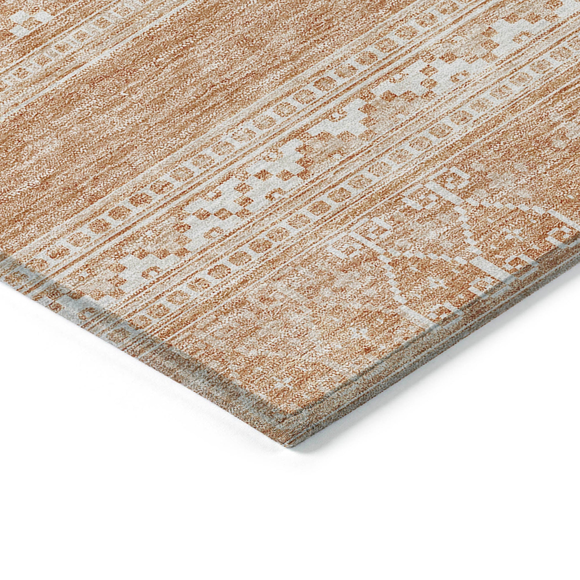 Addison Rugs Southwest Copper Washable Indoor-Outdoor Rug
