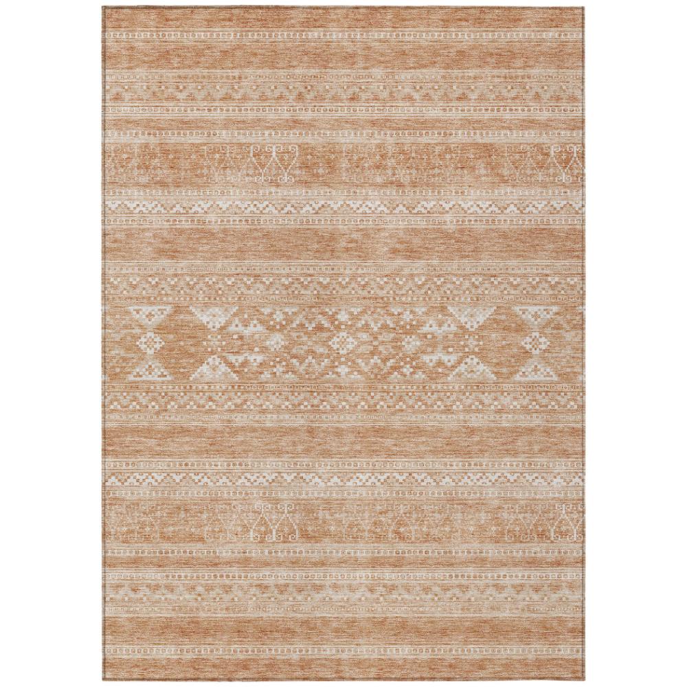 Addison Rugs Southwest Copper Washable Indoor-Outdoor Rug