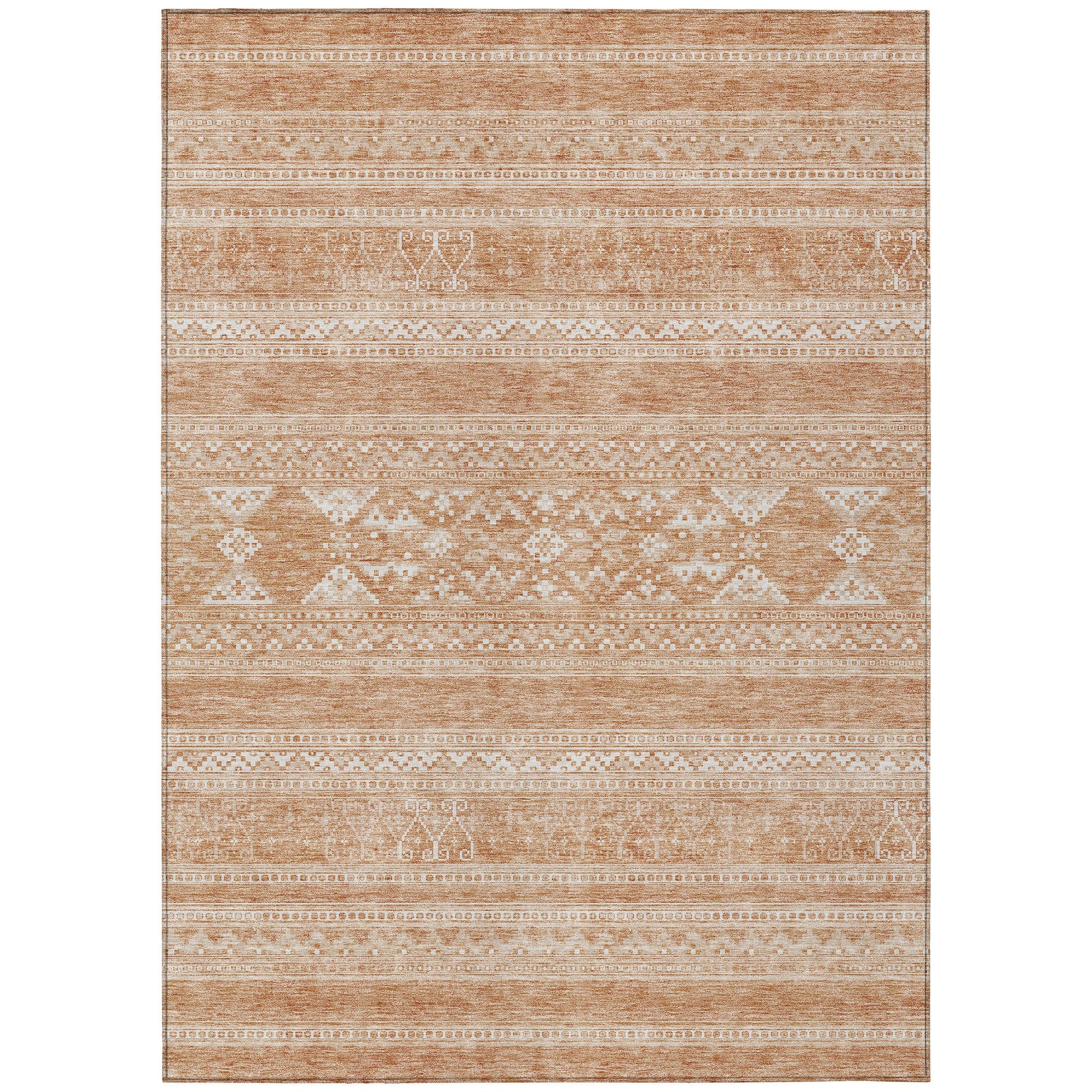 Addison Rugs Southwest Copper Washable Indoor-Outdoor Rug
