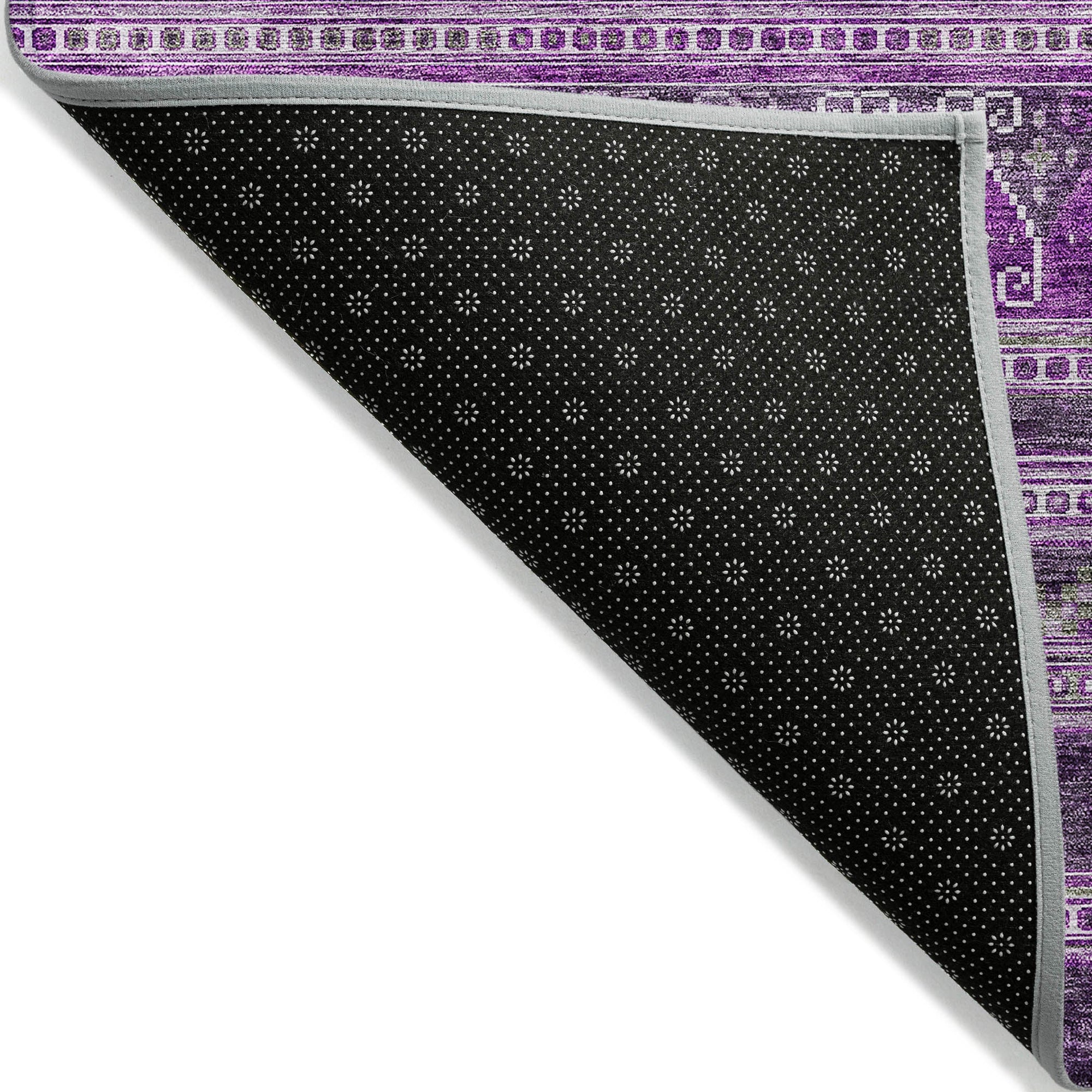 Addison Rugs Southwest Purple Washable Indoor-Outdoor Rug