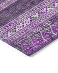 Addison Rugs Southwest Purple Washable Indoor-Outdoor Rug