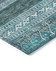 Addison Rugs Southwest Teal Washable Indoor-Outdoor Rug