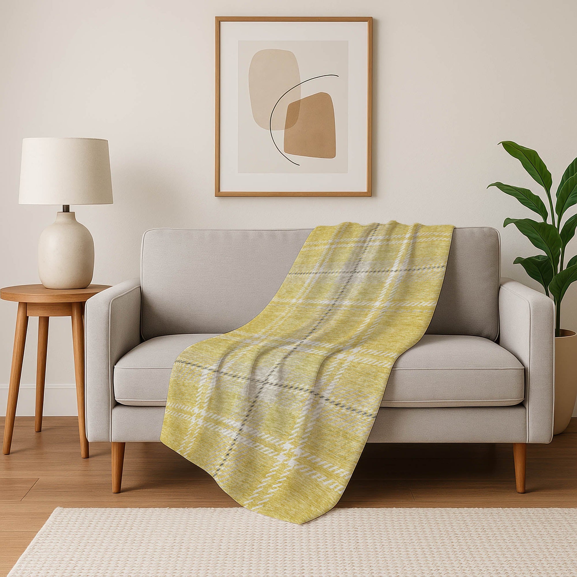 Addison Rugs Spiral Whispers 50" x 70" Throw Blanket