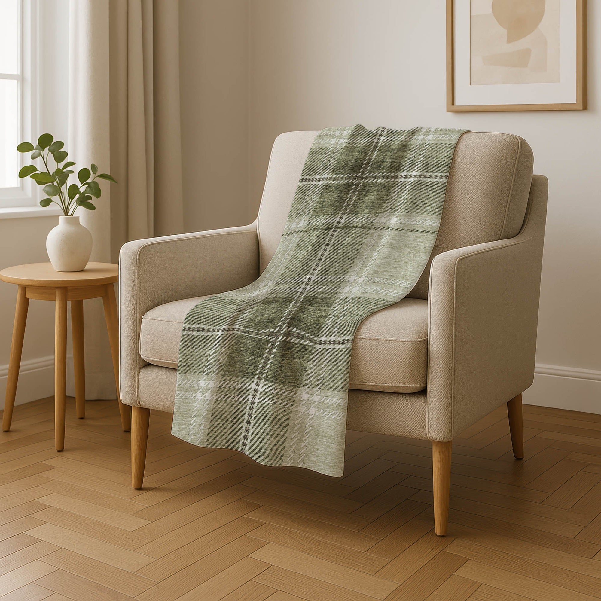 Addison Rugs Spiral Whispers 50" x 70" Throw Blanket