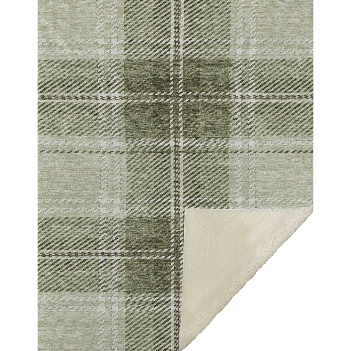 Addison Rugs Spiral Whispers 50" x 70" Throw Blanket