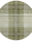 Addison Rugs Spiral Whispers Aloe Washable Indoor-Outdoor Rug