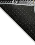 Addison Rugs Spiral Whispers Black Washable Indoor-Outdoor Rug