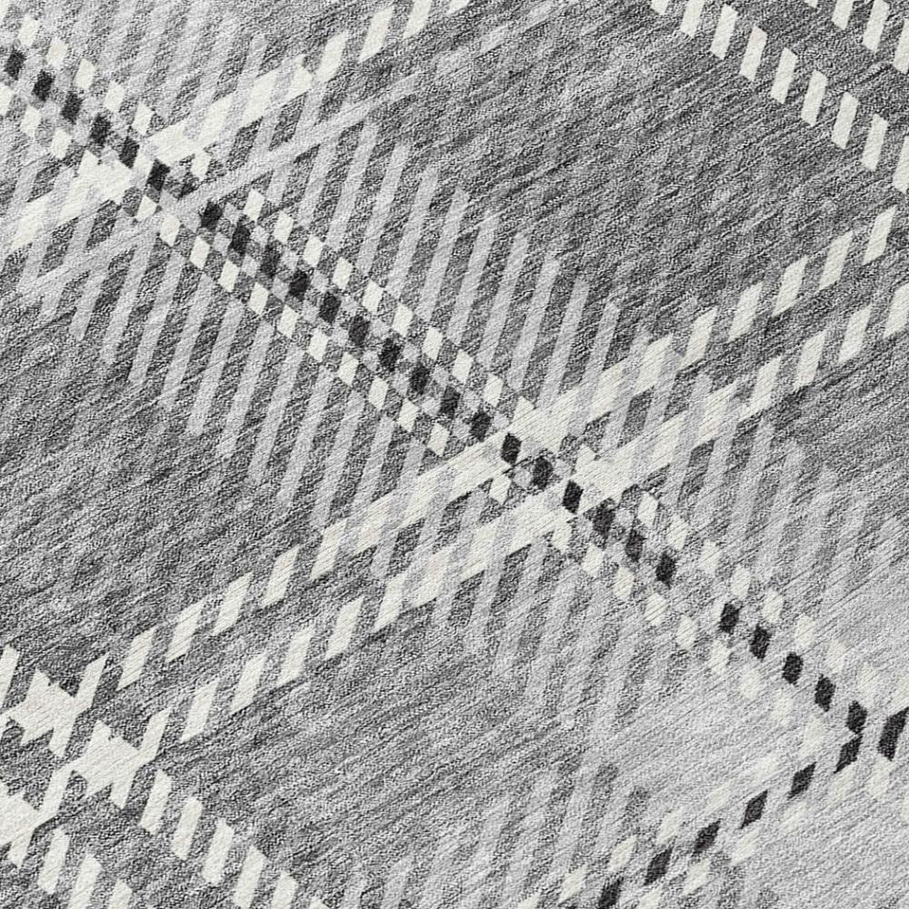 Addison Rugs Spiral Whispers Grey Washable Indoor-Outdoor Rug