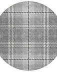 Addison Rugs Spiral Whispers Grey Washable Indoor-Outdoor Rug