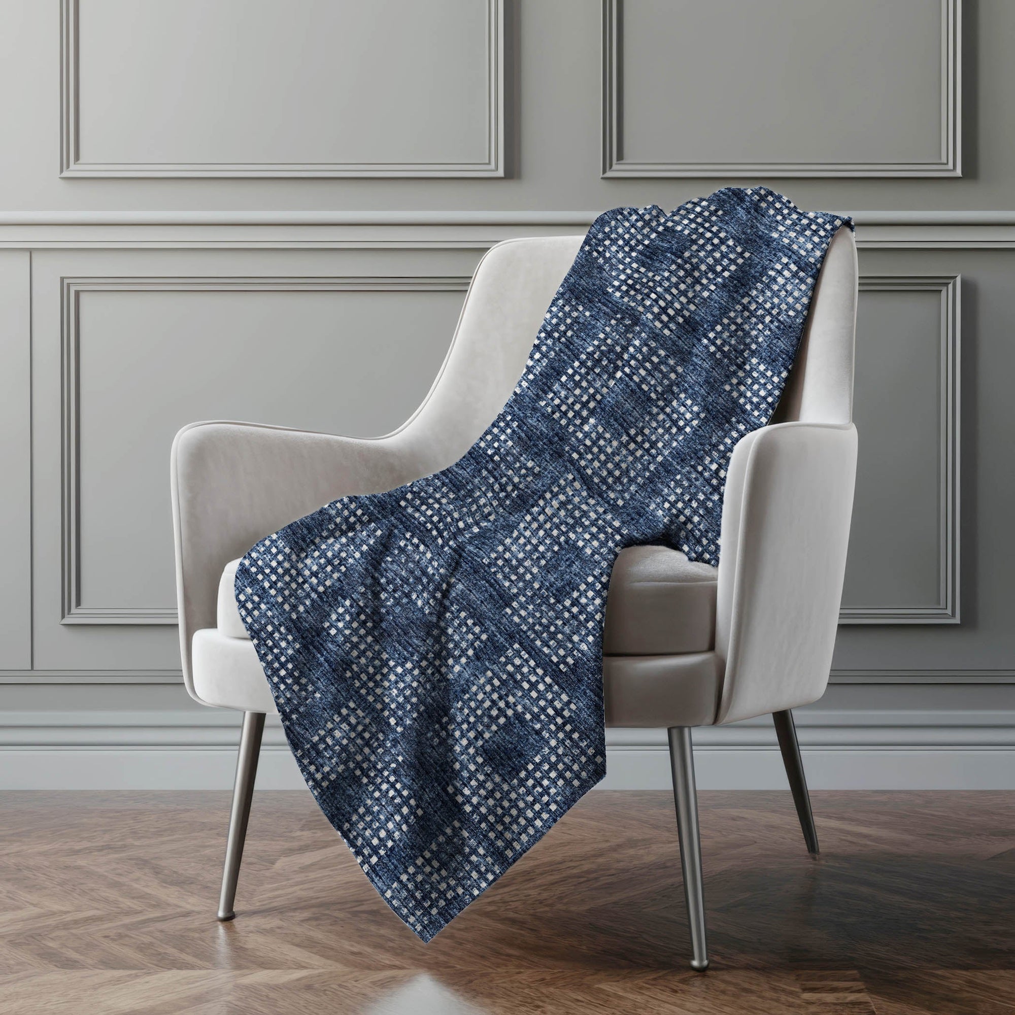 Addison Rugs Squares 50" x 70" Throw Blanket