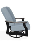 St. Catherine Cushion Swivel Rocker Polymer Arm