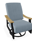 St. Catherine Cushion Swivel Rocker Polymer Arm