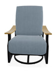 St. Catherine Cushion Swivel Rocker Polymer Arm