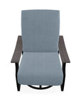 St. Catherine Cushion Swivel Rocker Polymer Arm