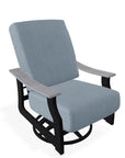 St. Catherine Cushion Swivel Rocker Polymer Arm