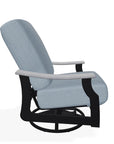 St. Catherine Cushion Swivel Rocker Polymer Arm